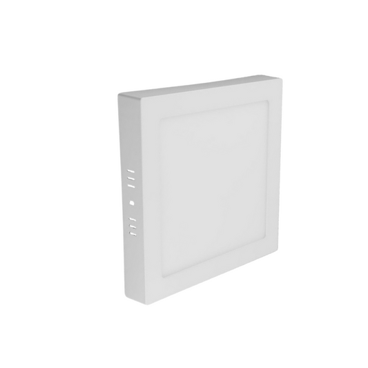 Panel Plafon Led Sobrepuesto Cuadrado 18w 20.5cm Luz fría