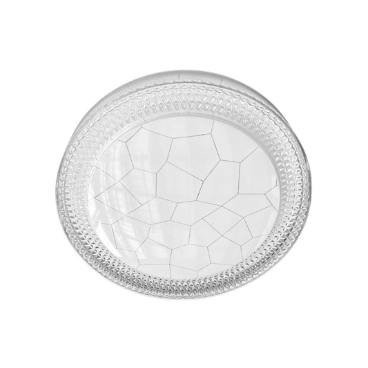 Lampara Redonda Sobrepuesta Moderna 30cm 24w+24W