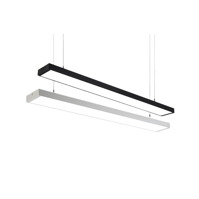 Lampara Led Lineal Colgante Blanco 48w 120cm ABS