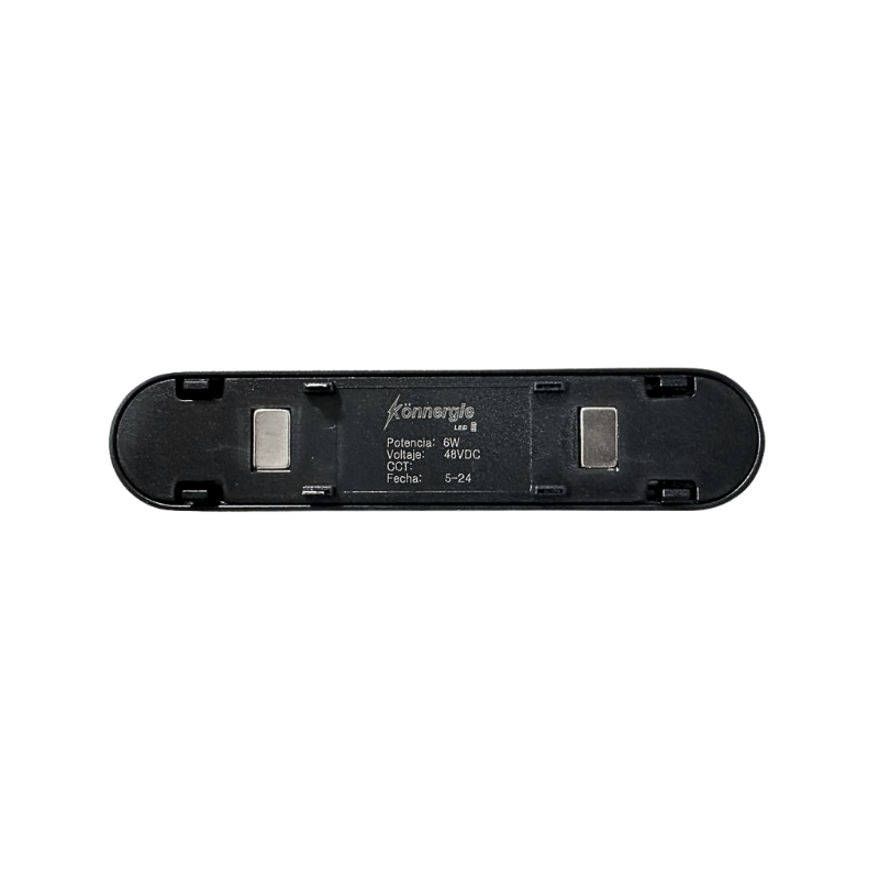 Foco Riel Magnético Empavonado Fijo 6W 48V