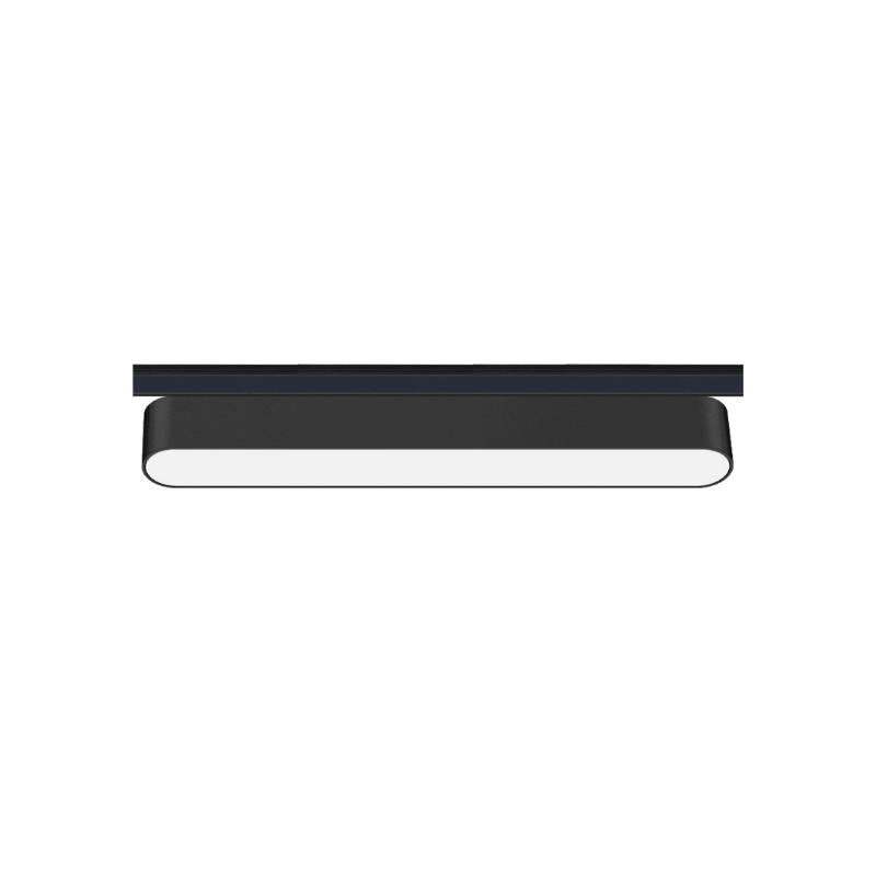 Foco Riel Magnético Empavonado Fijo 12W 48V