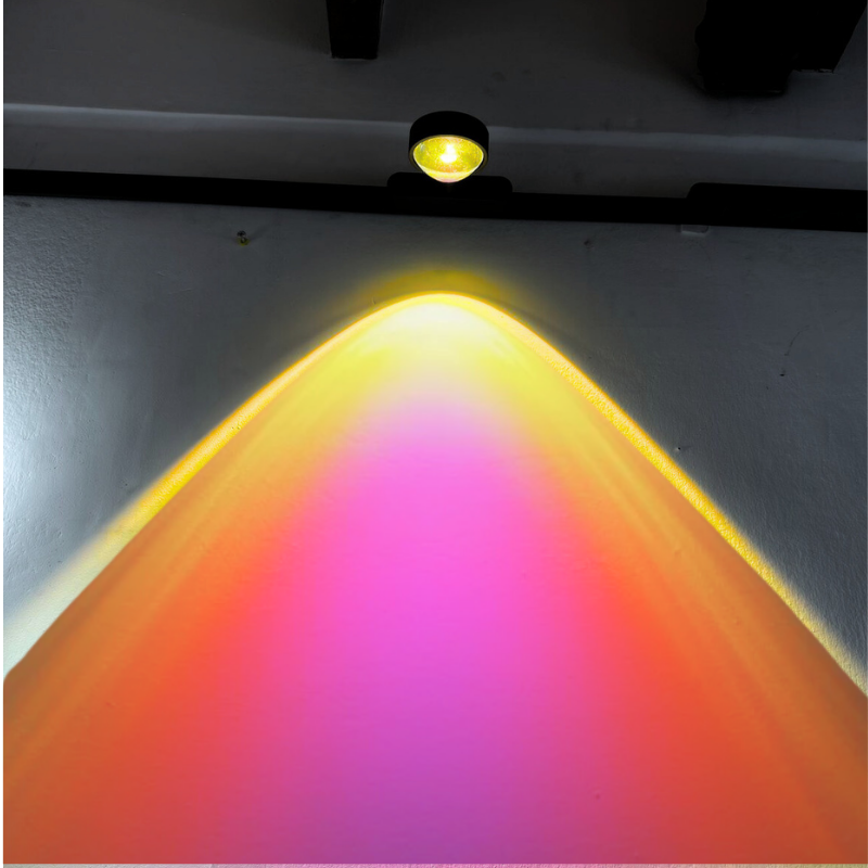 Foco Tipo Aplique Magnético 10W Rosa Amarillo 48V