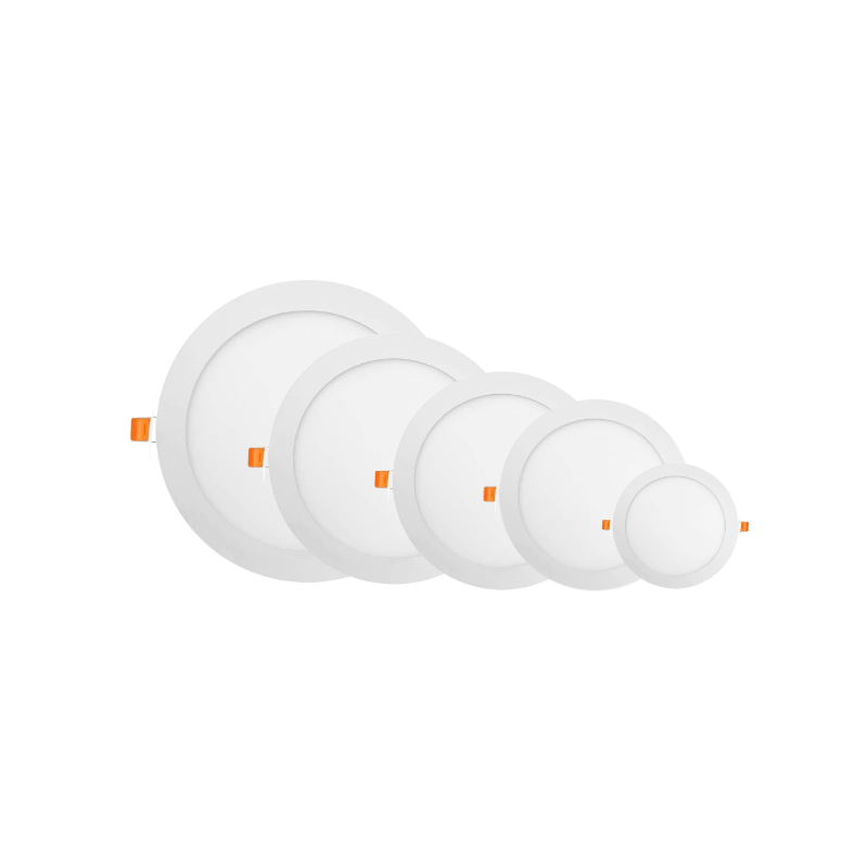 Pack 2 Panel Plafon Led Embutido Redondo 3w 7.5cm