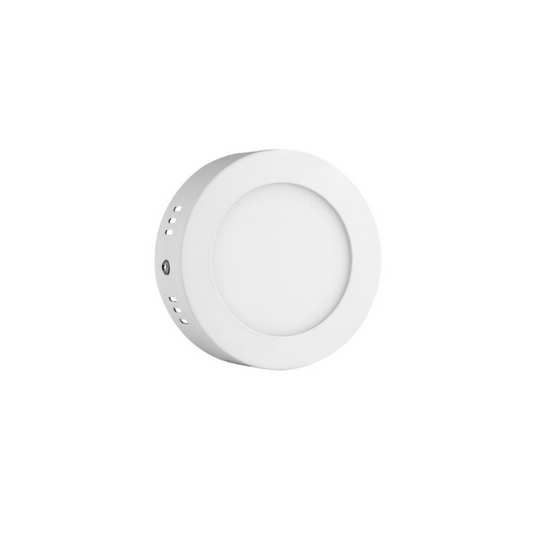 Panel Plafon Led Sobrepuesto Redondo 6w 10.5cm