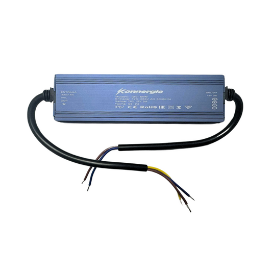 Fuente Poder Conmutada IP67 12V 60W 5A