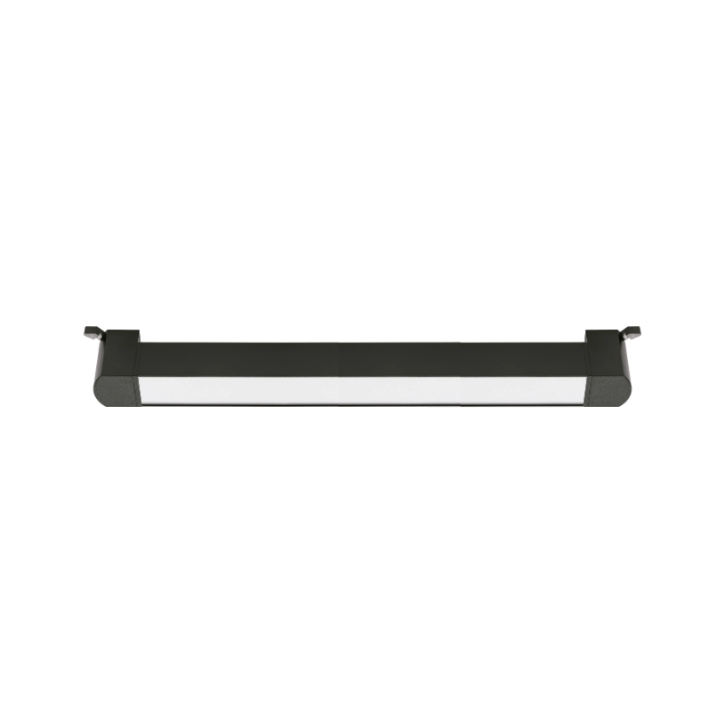 Foco Riel Monofásico Negro Empavonado Móvil 30w 220v Modelo Cygnus
