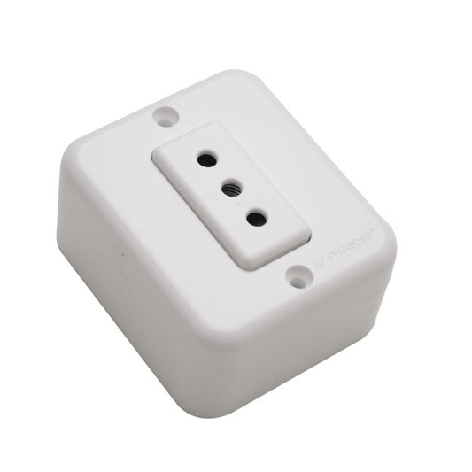 Casquete Sobrepuesto Enchufe Hembra Simple 10a