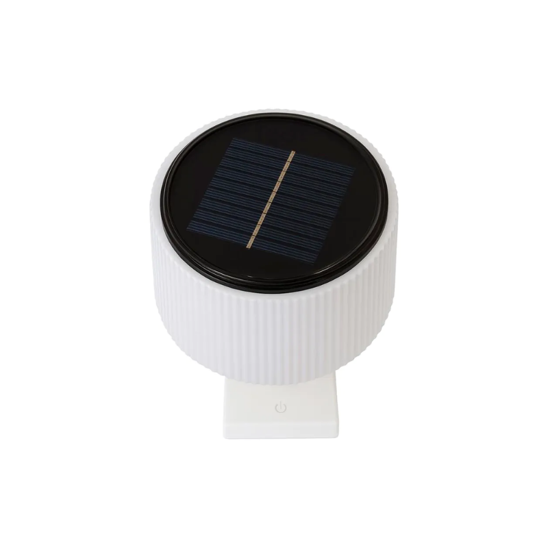 Lampara Led Negra/Blanca Tactil Solar + USB C