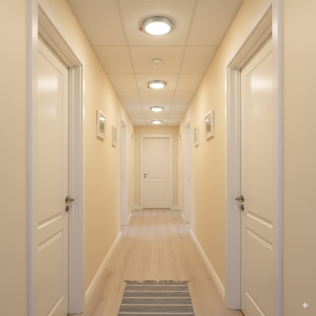 Panel led Borde Negro Embutido 6w 11.8cm ECO SEC