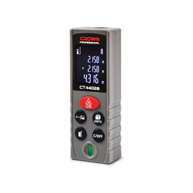 Medidor De Distancia Distanciometro Laser Digital 40mt Crown