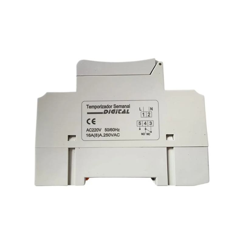 Temporizador Digital 1000W Riel DIN