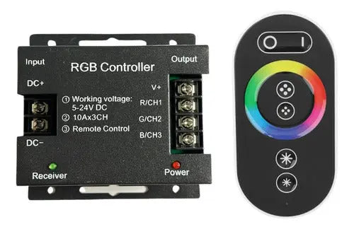 Fuente Poder Con Control Tactil Profesional Cinta Rgb 12/24v