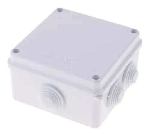 Pack 10 Caja Estanca Ip55 Ik07 Pvc Con 2 Conos 100x100x70sec