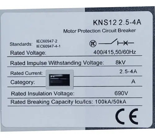 Guardamotor Trifasico 2.5-4a 660v Stanford