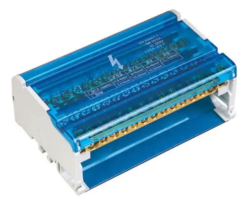 Barra Repartidora Tetrapolar 15 Polos 125a 500vac 20ka
