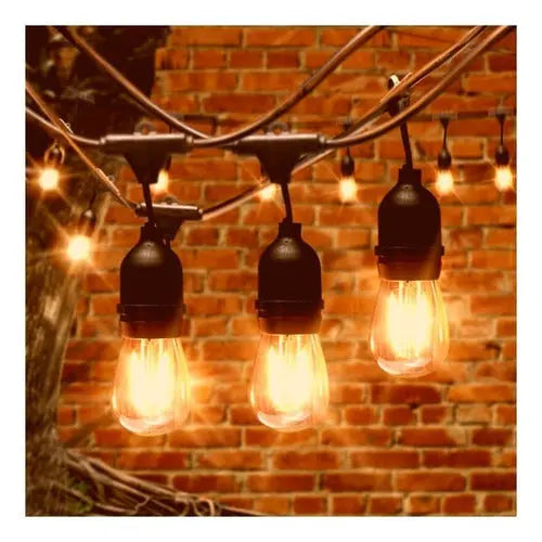 Pack 15 Ampolletas Led Vintage Edison S14 Rosca Normal E27 2w 2700K