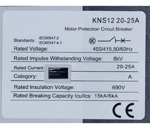 Guardamotor Trifasico 20-25a 660v Stanford