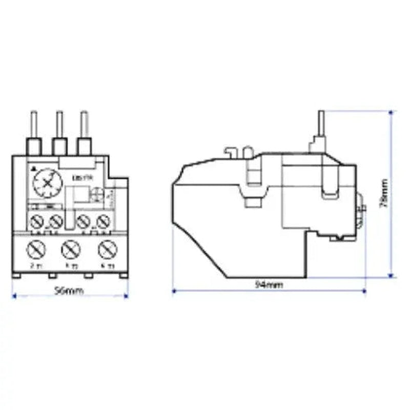 Rele Termico Para Contactor 30-40a Ip20