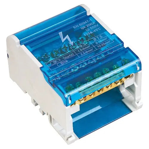 Barra Repartidora Tetrapolar 7 Polos 125a 500vac 20ka