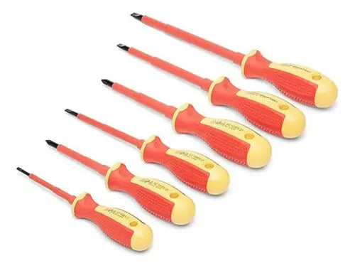 Juego De Destornilladores Variados 6 Piezas 1kv