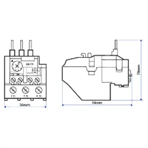 Rele Termico Para Contactor 37-50a Ip20