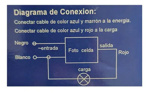 Fotocelda Control De Luminaria 220v 10a Con Base Incluida