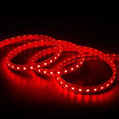 Cinta Led Impermeable Con Adhesivo 10 Metros + Cable 220v