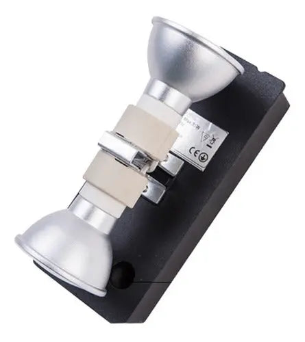 Aplique Doble Cuadrado Porta GU10 IP54 Modelo Kapelle