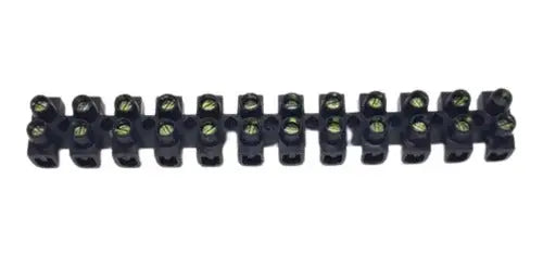 Pack 10 Regletas De Conexion Plastica 12 Polos 4mm
