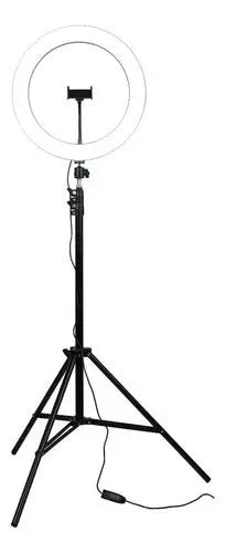 Aro Luz Led 36cm Dimeable + Tripode Ajustable 2 Mts