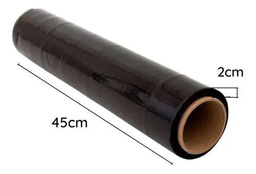 Film Negro Super Strech Embalar 300 Metros Alusa 3,1kg