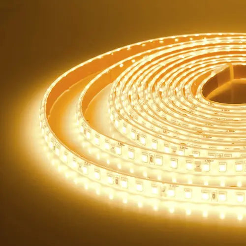 Cinta Led Impermeable Con Adhesivo 10 Metros + Cable 220v