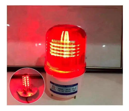 Baliza Giratoria Led 220v Apernada Aviso Entrada Salida