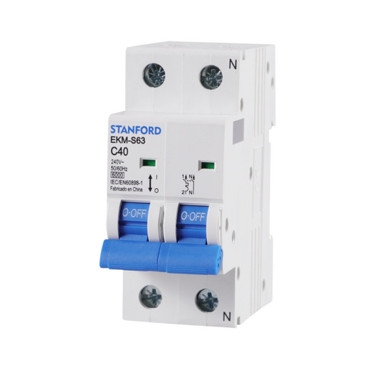 Interruptor Automatico 2p 40a 6ka 240v C40 Sec