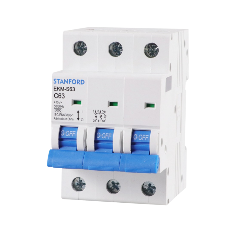Interruptor Automatico 3p 63a 6ka 415v C63 Sec