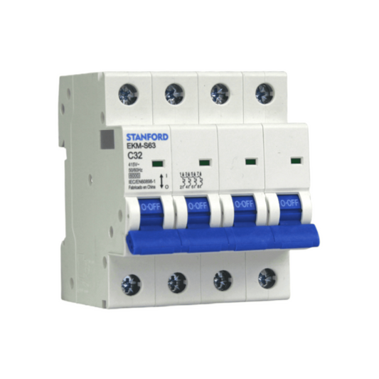 Interruptor Automatico 4p 32a 6ka 240v C32 Sec