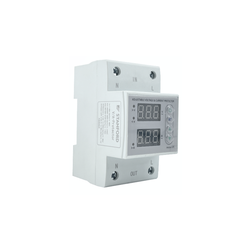 Rele de medida y Control - Protector de Voltaje/Corriente 220VAC 63A