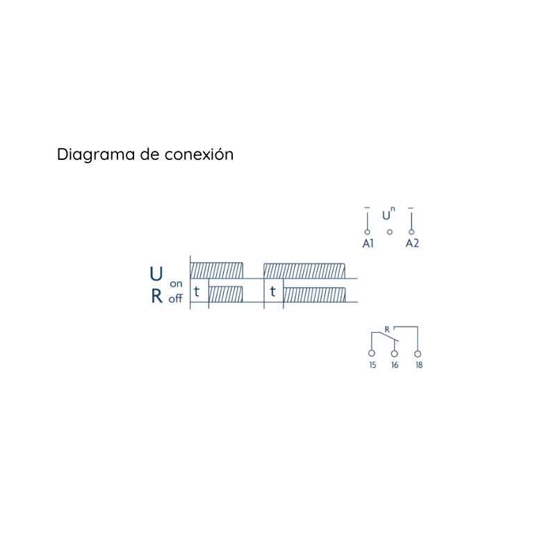 Rele Temporizador con Retardo a la conexión AC/DC 12-240V