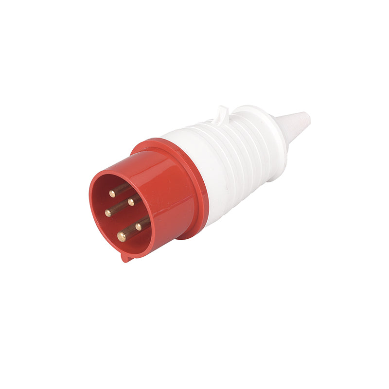 Enchufe Industrial Macho Volante IP44 32A 380V 3P+N+T