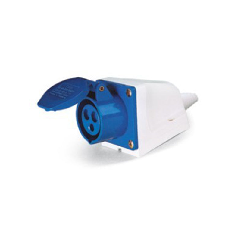 Enchufe Industrial Hembra Sobrepuesta IP44 16A 220V 2P+T