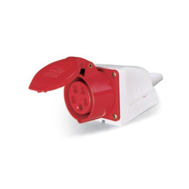 Enchufe Industrial Hembra Sobrepuesta IP44 16A 380V 3P+N+T
