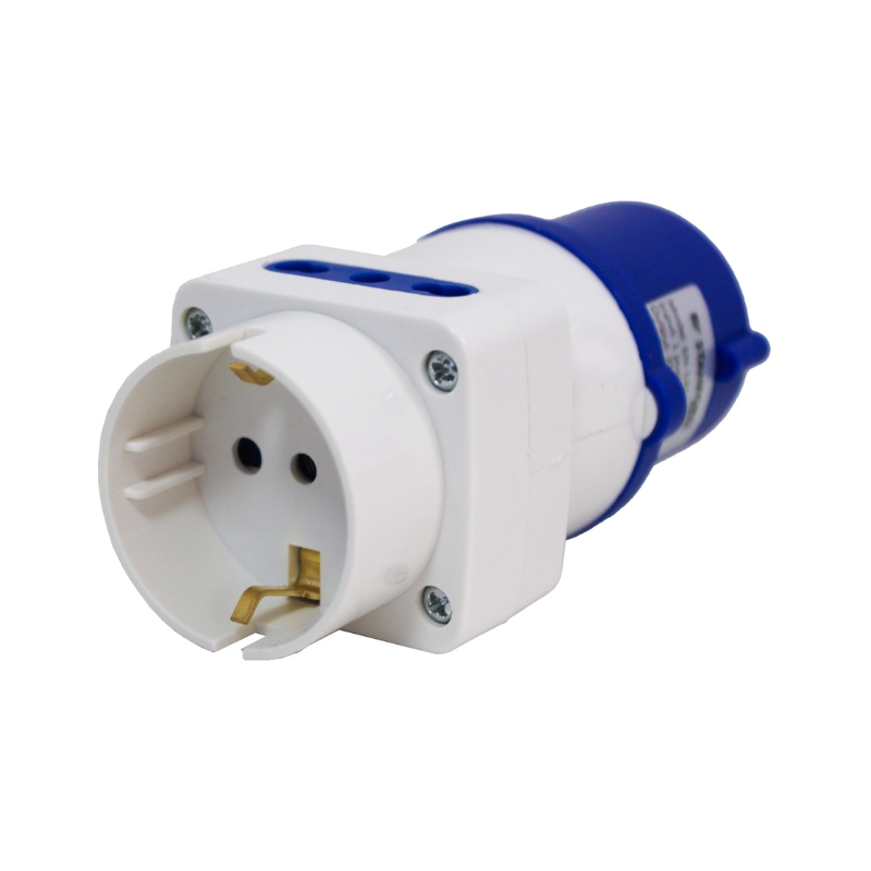 Adaptador Industrial IP44 IP44 3x2P+T 10/16A 250V