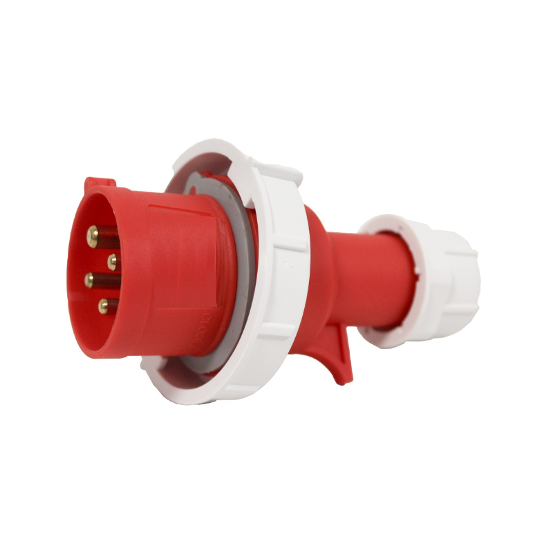 Echufe Industrial Macho Volante IP67 32A 380V 3P+T