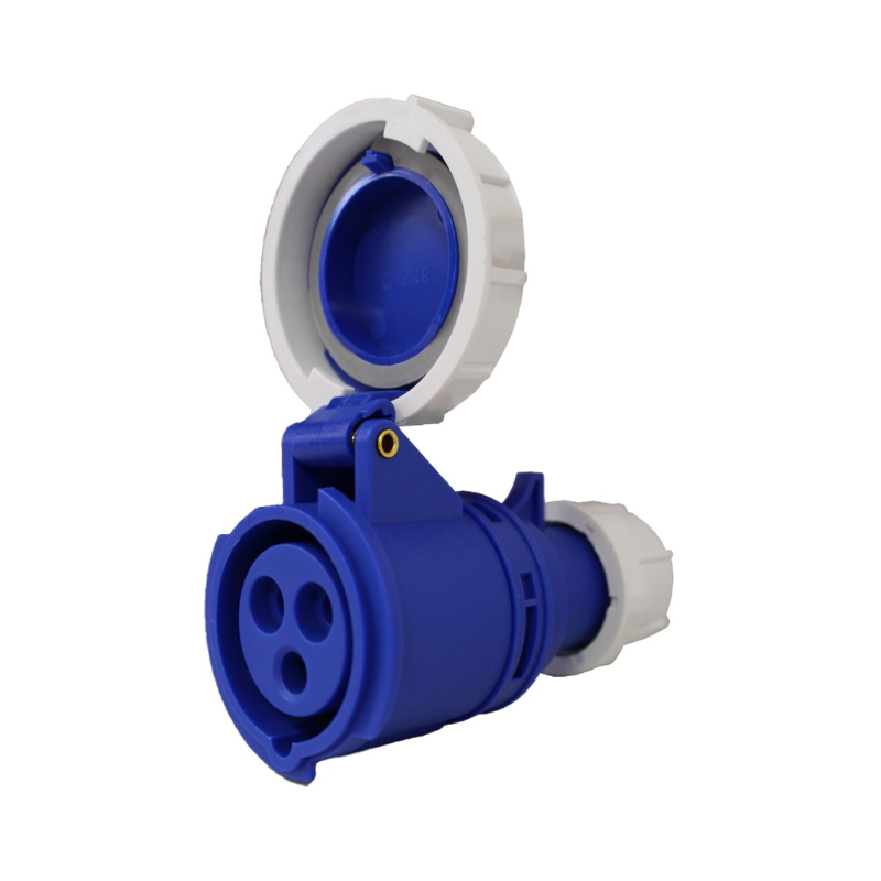 Echufe Industrial Hembra Volante IP67 32A 220V 2P+T