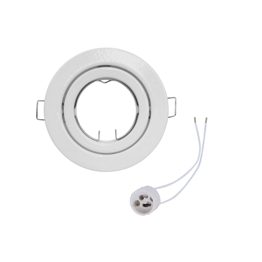Foco Embutido Blanco Basculante Porta Gu10