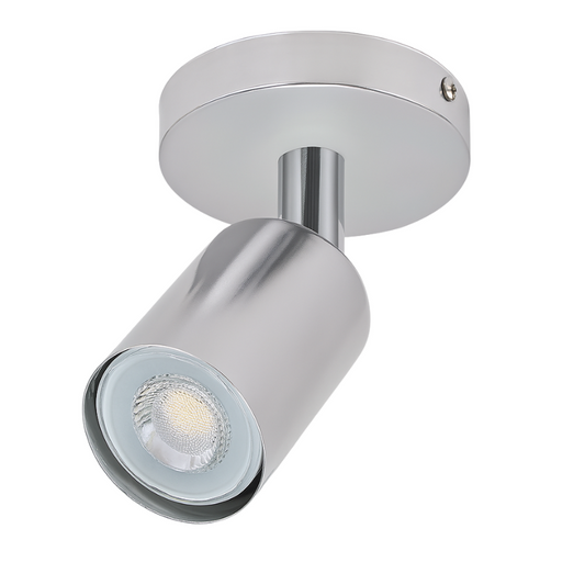 Aplique Niquelado Porta Ampolleta Dicroica Gu10 Dirigible