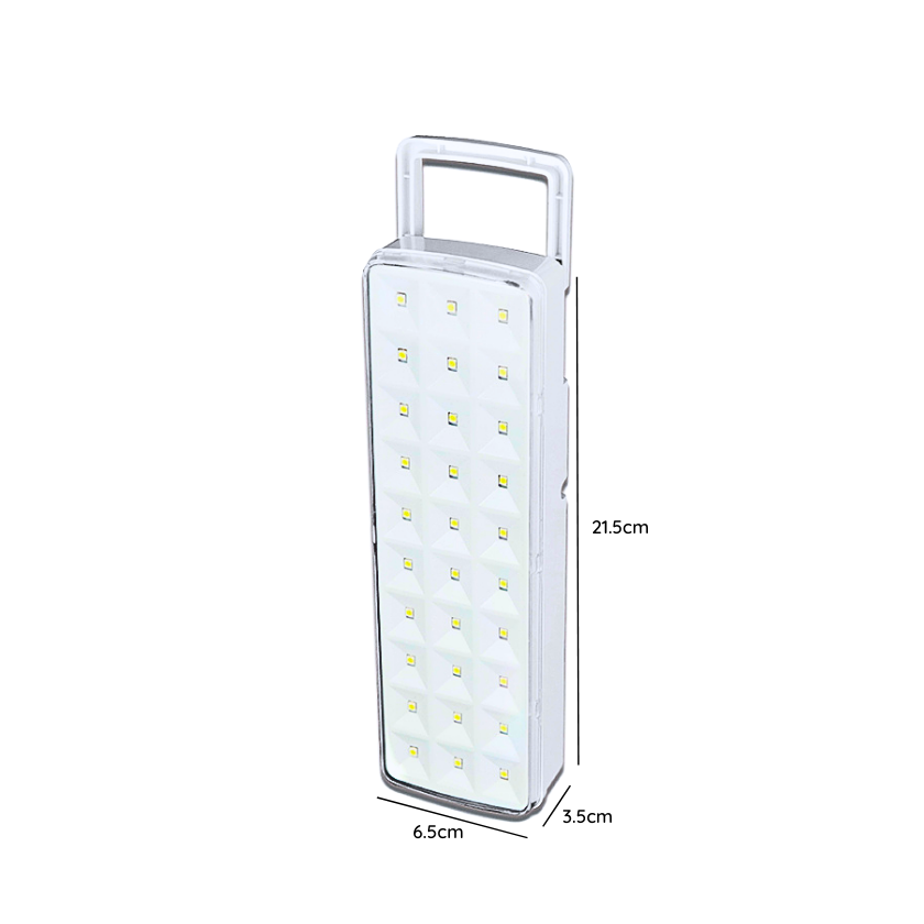Lampara Emergencia Portatil 30led 2w 120lm Luz Fria SEC