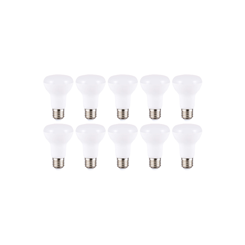 Pack 10 Ampolleta Luz Led R63 9w Luz Fria Sec
