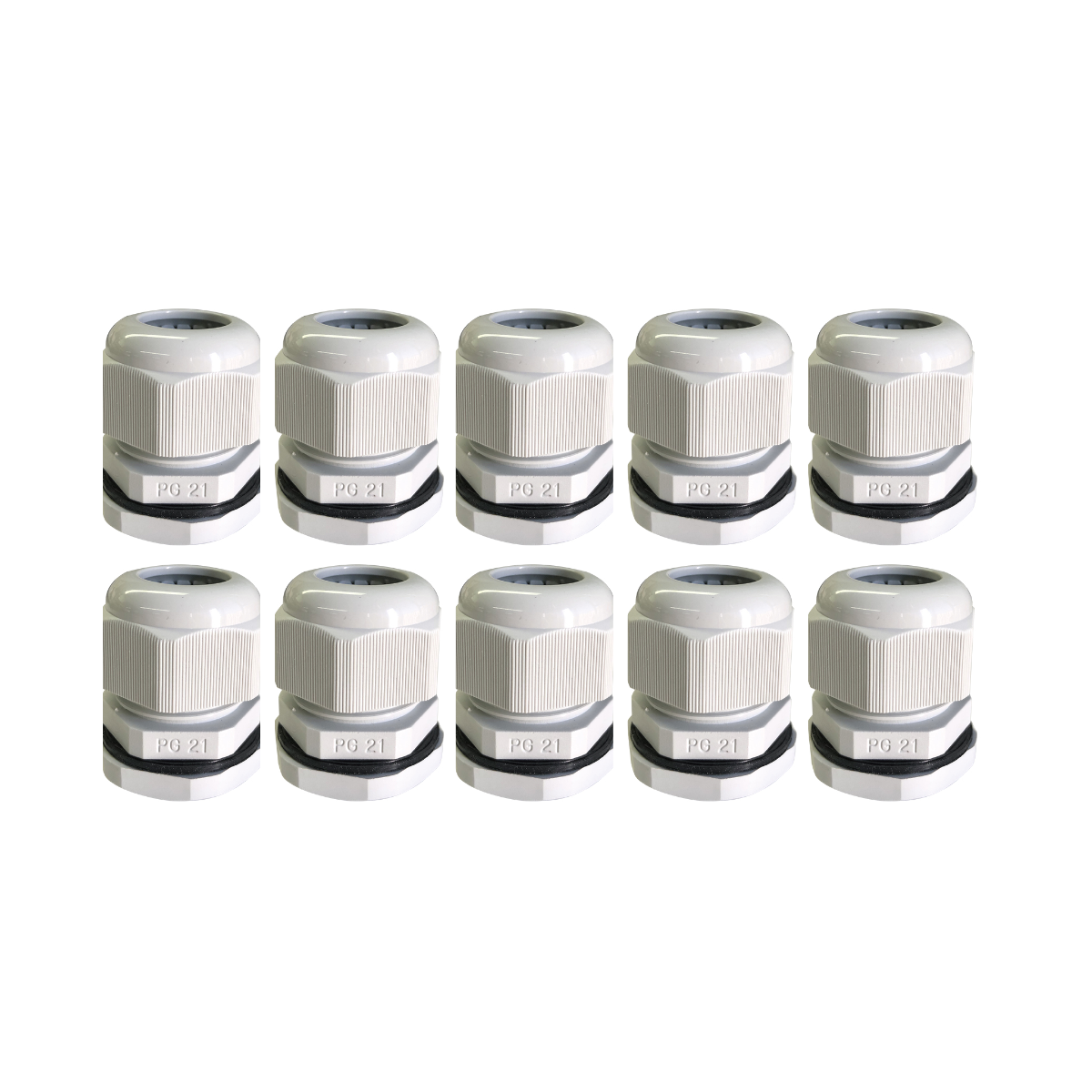 Prensa Estopa IP67 13-18mm PG-21 Pack 10un