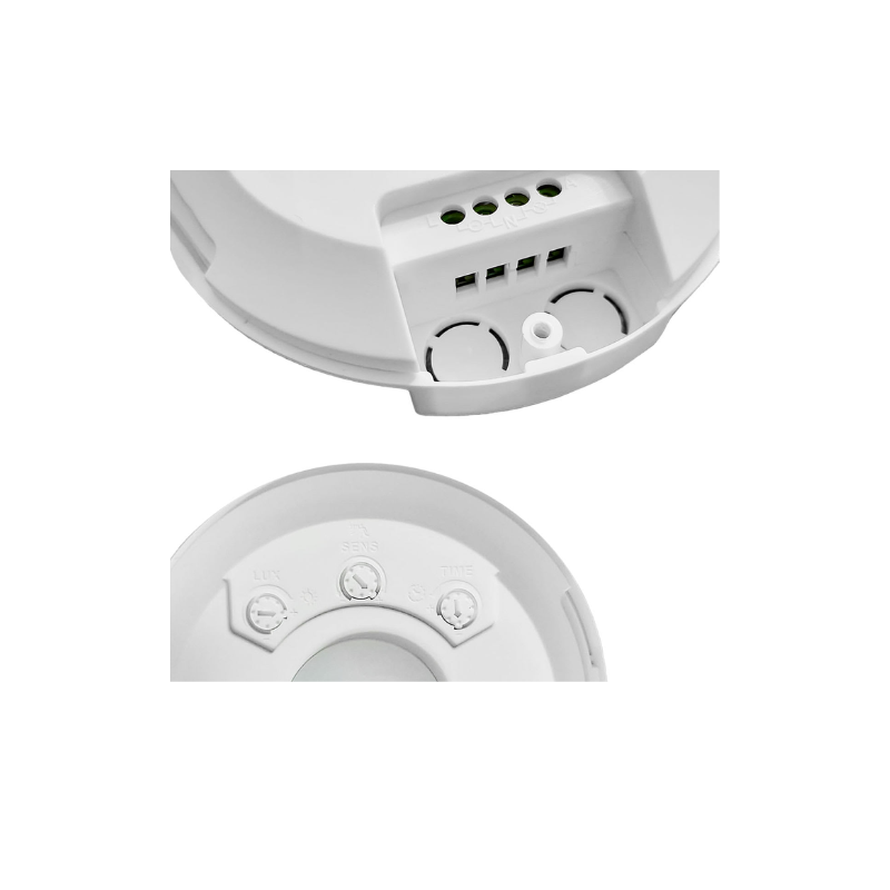 Sensor de Movimiento Ultrasonico 360° Blanco